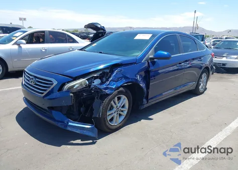 2016 Hyundai Sonata Se из США, поврежденный, VIN 5NPE24AF3GH328357